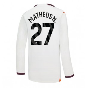Manchester City Matheus Nunes #27 Gostujuci Dres 2023-24 Dugim Rukavima
